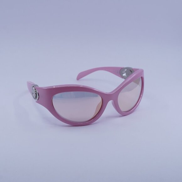 Versace VE4485 5521/Z Sunglasses Shiny Pink Cat Eye Frame, Pink Lenses main image 7